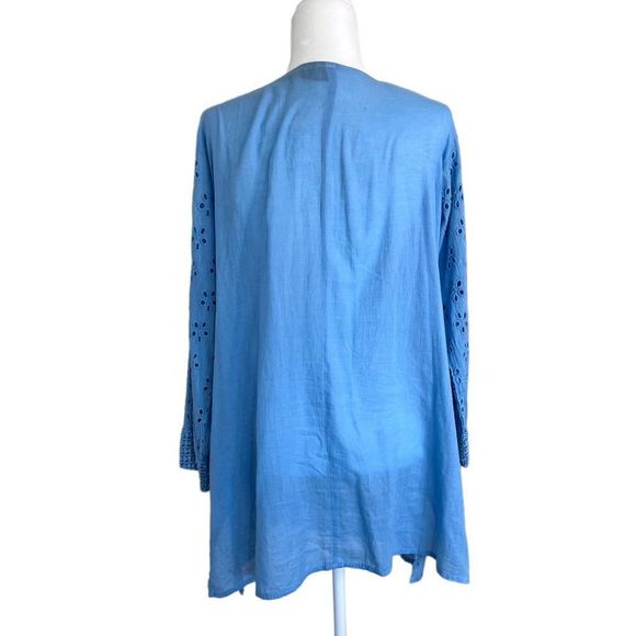 Blue Tunic Cover Up size L. - Picture 2 of 6